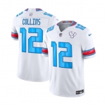 Men's Houston Texans #12 Nico Collins White 2026 F.U.S.E. Rivalries Collection Limited Football Stitched Jersey