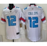 Men's Houston Texans #12 Nico Collins White 2026 FUSE Rivalries Collection Limited Stitched Jersey