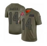 Men's Houston Texans #14 DeAndre Carter Limited Camo 2019 Salute to Service Football Jersey