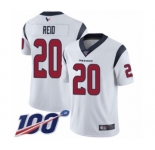 Men's Houston Texans #20 Justin Reid Navy Blue Team Color Vapor Untouchable Limited Player 100th Season Football Jersey