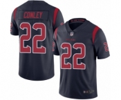 Men's Houston Texans #22 Gareon Conley Limited Navy Blue Rush Vapor Untouchable Football Jersey