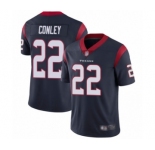 Men's Houston Texans #22 Gareon Conley Navy Blue Team Color Vapor Untouchable Limited Player Football Jersey