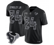 Men's Houston Texans #24 Derek Stingley Jr. Black F.U.S.E. 2026 Salute to Service Limited Football Stitched Jersey