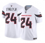 Men's Houston Texans #24 Derek Stingley Jr. White 2024 Vapor F.U.S.E. Limited Football Stitched Jersey