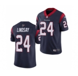 Men's Houston Texans #24 Phillip Lindsay Navy Vapor Untouchable Limited Stitched Jersey