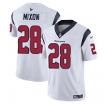 Men's Houston Texans #28 Joe Mixon White Vapor Untouchable Football Stitched Jersey