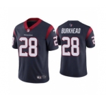Men's Houston Texans #28 Rex Burkhead Navy Vapor Untouchable Limited Stitched Football Jersey