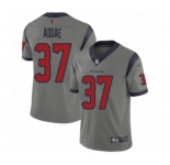 Men's Houston Texans #37 Jahleel Addae Limited Gray Inverted Legend Football Jersey