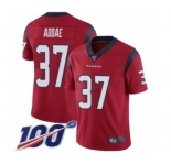 Men's Houston Texans #37 Jahleel Addae Red Alternate Vapor Untouchable Limited Player 100th Season Football Jersey