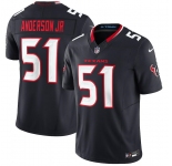 Men's Houston Texans #51 Will Anderson Jr. Navy 2024 Vapor F.U.S.E. Limited Football Stitched Jersey