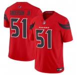 Men's Houston Texans #51 Will Anderson Jr. Red 2024 Alternate Vapor F.U.S.E. Limited Football Stitched Jersey