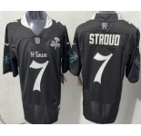 Men's Houston Texans #7 CJ Stroud Limited Black Screwstan FUSE Vapor Jersey