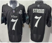 Men's Houston Texans #7 CJ Stroud Limited Black Screwstan FUSE Vapor Jersey