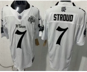 Men's Houston Texans #7 CJ Stroud Limited White Screwstan FUSE Vapor Jersey