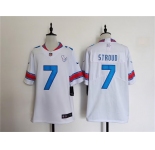 Men's Houston Texans #7 C.J. Stroud White 2026 Rivalries Collection Limited Football Stitched Jersey