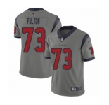 Men's Houston Texans #73 Zach Fulton Limited Gray Inverted Legend Football Jersey