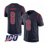Men's Houston Texans #8 Trevor Daniel Limited Navy Blue Rush Vapor Untouchable 100th Season Football Jersey