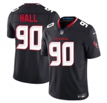 Men's Houston Texans #90 Logan Hall Navy 2nd Alternate 2026 F.U.S.E. Vapor Limited Stitched Football Jersey