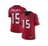 Men's Nike Houston Texans #15 Will Fuller V Vapor Untouchable Limited Red Alternate NFL Jersey