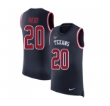 Men's Nike Houston Texans #20 Justin Reid Navy Blue Rush Player Name & Number Tank Top NFL Jersey