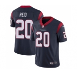 Men's Nike Houston Texans #20 Justin Reid Navy Blue Team Color Vapor Untouchable Limited Player NFL Jersey