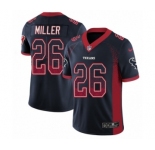 Men's Nike Houston Texans #26 Lamar Miller Limited Navy Blue Rush Drift Fashion NFL Jersey
