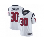 Men's Nike Houston Texans #30 Kevin Johnson Vapor Untouchable Limited White NFL Jersey