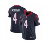 Men's Nike Houston Texans #4 Deshaun Watson Vapor Untouchable Limited Navy Blue Team Color NFL Jersey