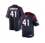 Men's Nike Houston Texans #41 Zach Cunningham Limited Navy Blue Team Color NFL Jersey