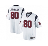 Men's Nike Houston Texans #80 Andre Johnson Limited White NFL Jersey