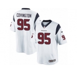 Men's Nike Houston Texans #95 Christian Covington Limited White NFL Jersey