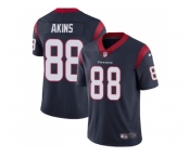 Nike Houston Texans #88 Jordan Akins Navy Blue Team Color Men Stitched NFL Vapor Untouchable Limited Jersey