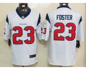 nike nfl jerseys houston texans #23 foster white[nike limited]