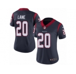 Women Nike Houston Texans #20 Jeremy Lane Navy Blue Team Color Vapor Untouchable Limited Player NFL Jersey