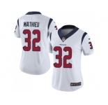 Women Nike Houston Texans #32 Tyrann Mathieu White Stitched NFL Vapor Untouchable Limited Jersey
