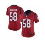 Women Nike Houston Texans #58 Lamarr Houston Red Alternate Vapor Untouchable Limited Player NFL Jersey
