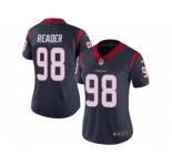 Women Nike Houston Texans #98 D.J. Reader Navy Blue Team Color Vapor Untouchable Limited Player NFL Jersey