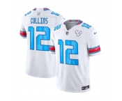 Women's Houston Texans #12 Nico Collins White 2026 F.U.S.E. Rivalries Collection Limited Football Stitched Jersey