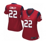Women's Houston Texans #22 Gareon Conley Game Red Alternate Football Jersey