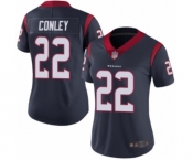 Women's Houston Texans #22 Gareon Conley Navy Blue Team Color Vapor Untouchable Limited Player Football Jersey