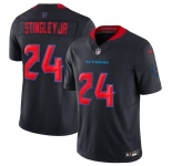 Womens Houston Texans #24 Derek Stingley Jr. Navy 2024 2nd Alternate F.U.S.E Vapor Football Stitched Jersey