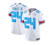 Women's Houston Texans #24 Derek Stingley Jr. White 2026 F.U.S.E. Rivalries Collection Limited Football Stitched Jersey
