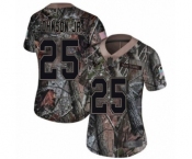 Women's Houston Texans #25 Duke Johnson Jr Limited Camo Rush Realtree Football Jersey