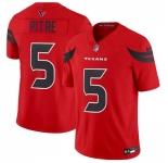 Womens Houston Texans 5 Jalen Pitre Red 2024 Alternate F.U.S.E Vapor Football Stitched Jersey