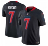 Womens Houston Texans #7 C.J. Stroud Navy 2024 2nd Alternate F.U.S.E Vapor Football Stitched Jersey