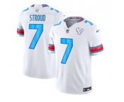 Women's Houston Texans #7 C.J. Stroud White 2026 F.U.S.E. Rivalries Collection Limited Football Stitched Jersey