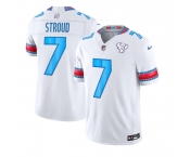 Women's Houston Texans #7 C.J. Stroud White 2026 F.U.S.E. Rivalries Collection Limited Stitched Football Jersey