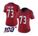 Women's Houston Texans #73 Zach Fulton Red Alternate Vapor Untouchable Limited Player 100th Season Football Jersey