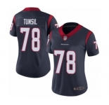 Women's Houston Texans #78 Laremy Tunsil Navy Blue Team Color Vapor Untouchable Limited Player Football Jersey
