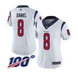 Women's Houston Texans #8 Trevor Daniel White Vapor Untouchable Limited Player 100th Season Football Jersey